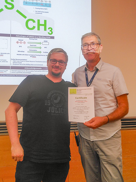 Best poster award 2025, 3rd prize: Patrick Weber