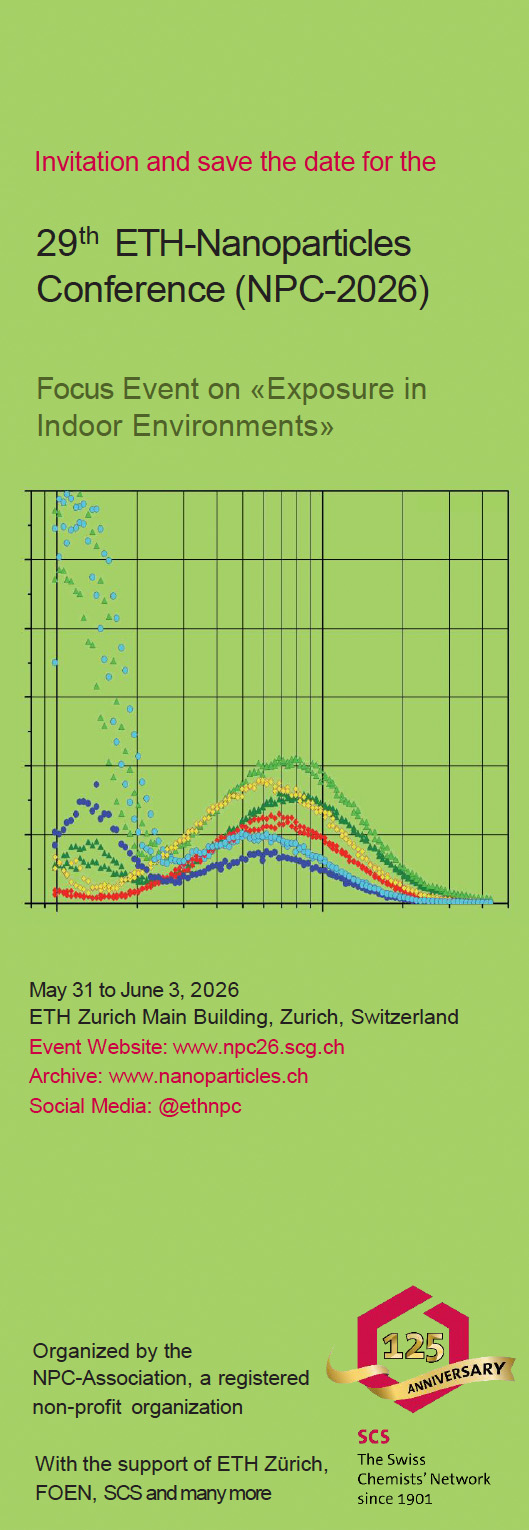 Flyer & Invitation: 29th ETH-Nanoparticles Conference» (NPC-2026), May 31 to June 3, 2026 at ETH Zurich, Switzerland