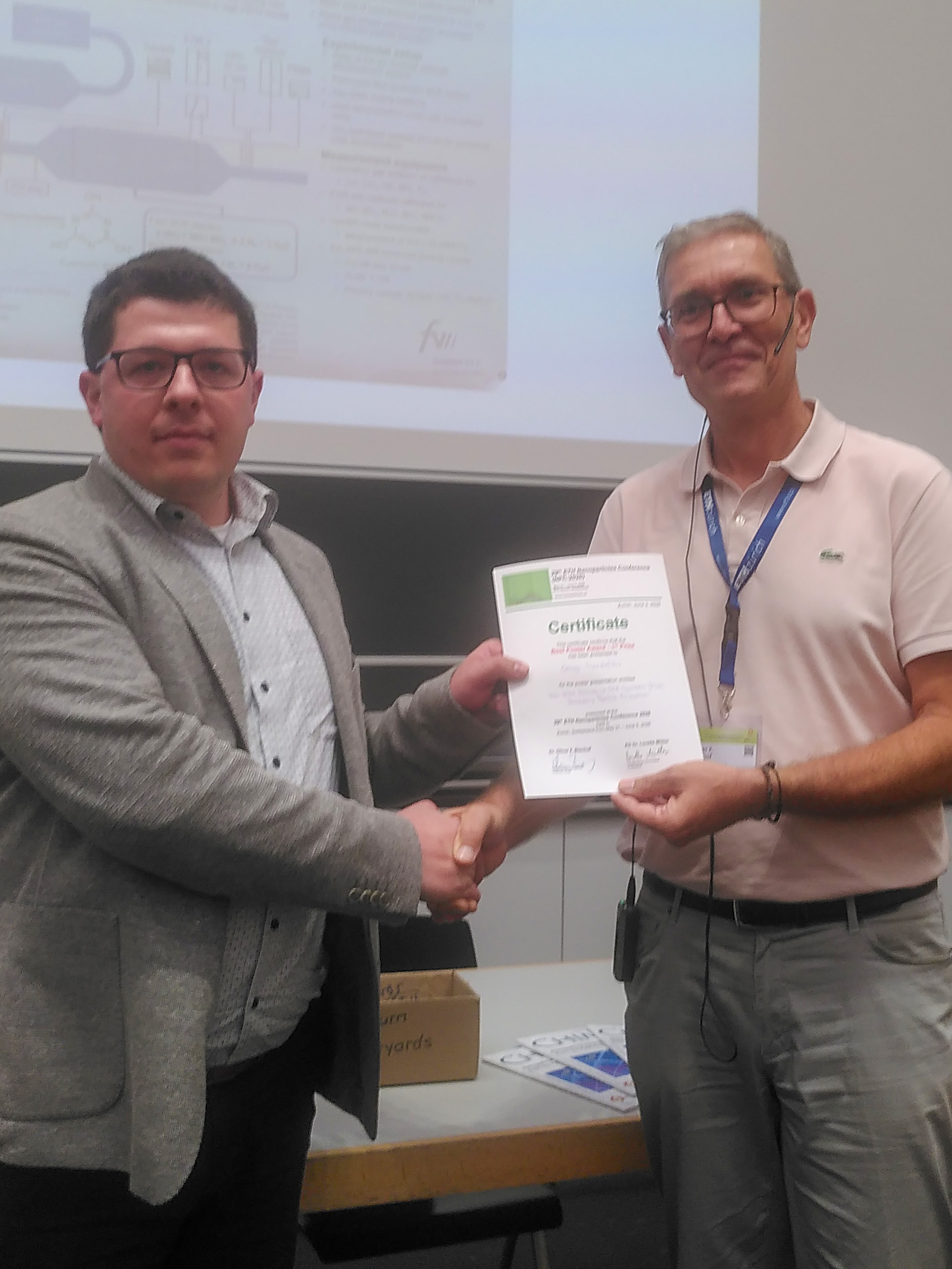 Best poster award 2025, 1st prize: Georgi Trendafilov